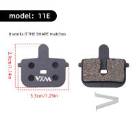 Pads De Freno De Disco Hidráulico VXM Para Bicicleta Semi-métalicos Código De Guía E9 DB ER MT6/4 Piezas De Bicicleta M8020/6100 MT200 - details 24