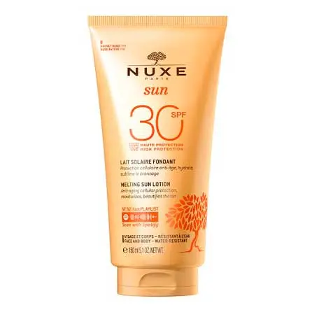 Nuxe Protector Solar Lait Cara y Cuerpo SPF30 150ml - Protección Antiedad | Bronceado Satinado - 1