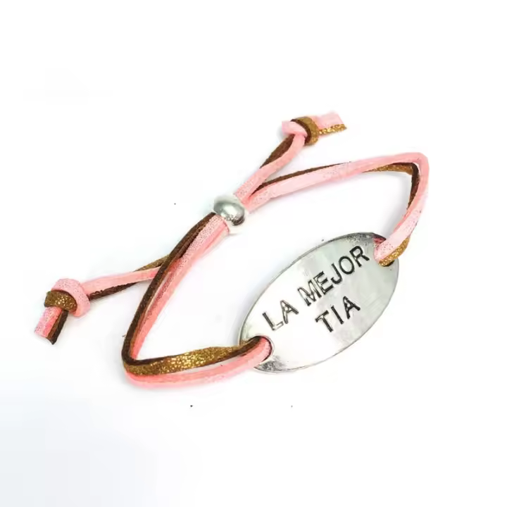 Pulsera para la mejor tía Antracita Raíz Inicio Complementos Pulseras   Antracita - 1