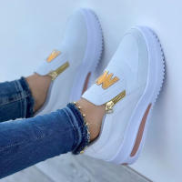Zapatos Plataforma Para Mujer Casual Slip on Loafers Moda Tenis Chaussure Femme Sneaker Mujer Cierre De Zapata Material De Suela De Goma Talla Verdadera - details 6
