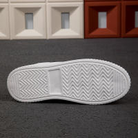 Zapatos De Correr Para Hombre Comodidad Cuero Plataforma Casual Zapatillas De Encaje Negras Blancas Para Caminar En El Exterior - details 6