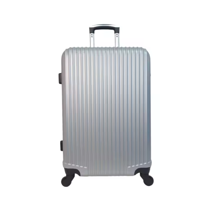 Maleta de viaje Barata mediana 1004 Travel Gris de 66 x 44 x 25 cm  y 3,2 Kgs. Maletas de Viaje  Rígida. Equipaje con 4 Ruedas giratorias 360º y Cerradura de Combinación (Color Gris) - 1