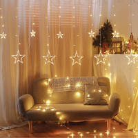 CORTINA LED ESTRELLAS Y COPOS GSC EVOLUTION USB CON MANDO - LUZ FRIA Y CALIDA - 3.5 METROS - IP44 - details 3