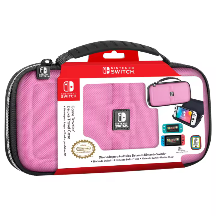 Funda de Transporte NNS30P (Rosa) Licencia Oficial Nintendo para SWITCH - 1