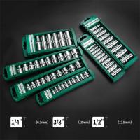 Juego De Encabezados De Destornillador Hexagonal Para Llave De Ratchete 1/4 3/8 1/2 Con Soporte Profundo Y Largo Herramienta De Destornillador Con Funda - details 0