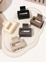 5 PCs Clip De Pelo Pequeño Para Mujeres Y Niñas Clavos Rectangulares Mate Antideslizantes Para Cabello Fino Y Grueso Accesorio De Moda Para El Día a Día - details 0