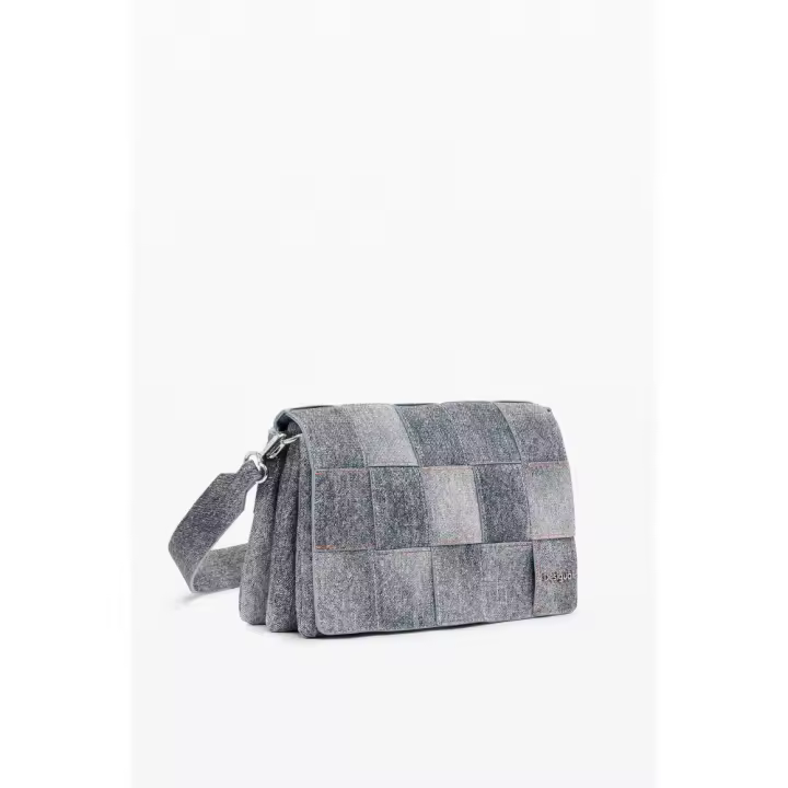 DESIGUAL AXP47_5005 Bolsos sport de mujer 35206 25V BOLSO SOLAPA CUADROS SENIM RAW - 1