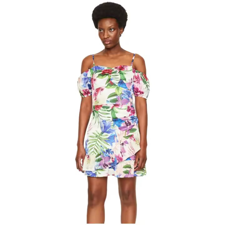 Vestido Guess Ss Alva Mini Dress para mujer en color multicolor - 1