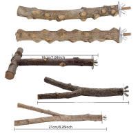 Accesorios Para Jaula De Pájaros Parrot Perch: Ramas De Madera Para Pájaros Juguetes Para Pájaros Escaleras Para Pájaros - details 1