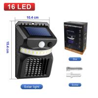 Lámpara Solar LED Mosquitera UV Con Electrochocolate Inteligente De Inducción Humana Luz Exterior Impermeable Para Exterior - details 2