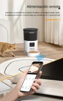 ROJECO Dispensador Inteligente De Alimentos Para Gatos 3L Automático Recargable WIFI Control Remoto Para Mascotas Perros Y Gatos - details 5