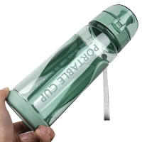 Botella Deportiva De Viaje 500ml Plástica Transparente Y Sellada Para Gimnasio Y Exteriores Botella De Bebida Portátil - details 11