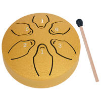 Bombo De Lengua De Acero De 3 Pulgadas Con 6 Notas Instrumento Musical De Percusión Mini Bombo De Mano Para Exteriores Estilo Rain - details 13