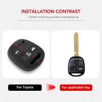 Funda De Llave De Coche En Silicona Para Toyota FJ Cruiser Land Yaris Echo Lexus ES GS LS IS RX SC LX RX400h Accesorio De Automóvil - details 1