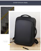 Mochila de viaje de gran capacidad para hombre, bolsa para ordenador portátil de negocios con carga USB, bolso personalizable para exteriores - details 23