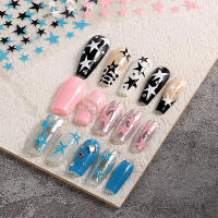 Pegatinas De Uñas 3D Estrella Y2K Para Mujeres Y Niñas Adhesivas Pentagrama Diseño De Uñas Decoración Para Manicura DIY Y Salón - details 2