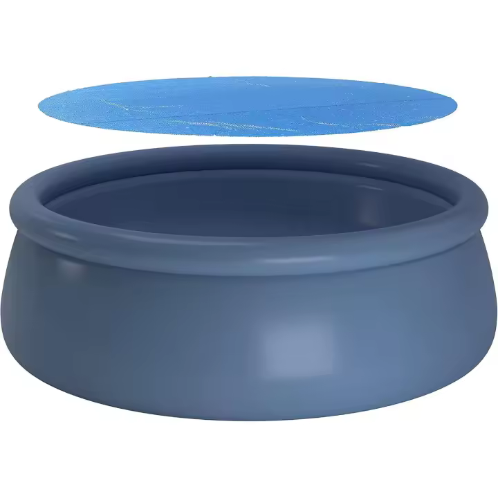 Amazon Basics - Cubierta solar protector para piscinas. Redonda 3,7 metros de diámetro. Cobertor solar de piscina, 12ft. - 1