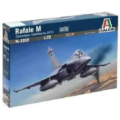 Italeri 1319 - Maqueta avión Rafale M Operaciones Exteriores - Escala 1:72 - 1