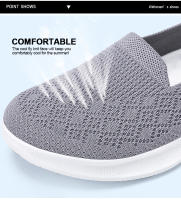 Zapatillas De Caminar Para Mujer Transpirables Y Ligeros Con Suela Suave Zapatos Deportivos De Malla Casual Sin Cierre - details 4