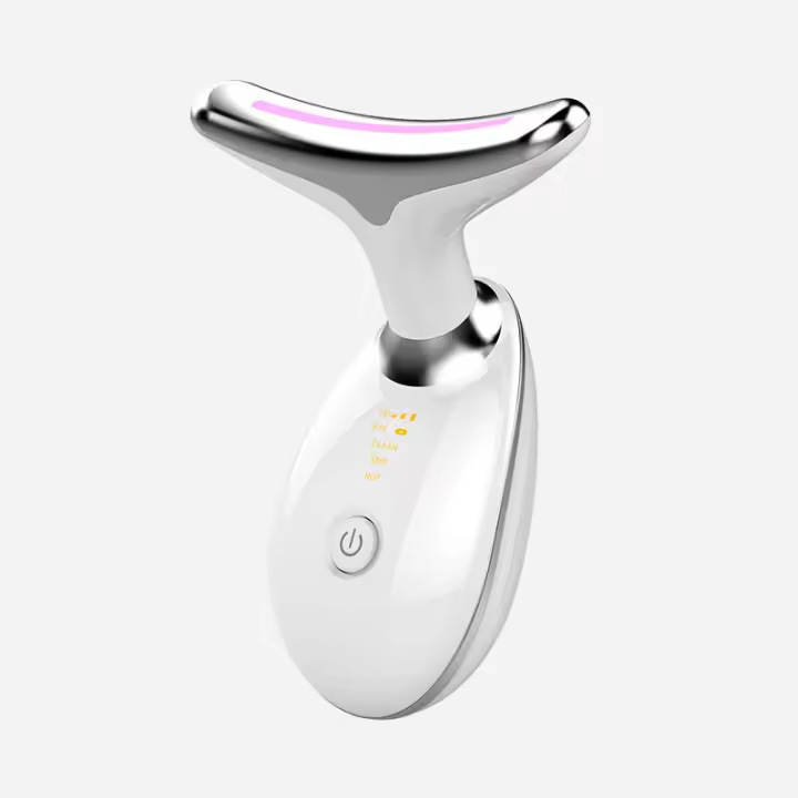 Dispositivo De Belleza Para Cuello Y Rostro Personal Portátil Lifting Facial Masajeador Máquina De Cuidado De La Piel USB Rejuvenecimiento Antiarrugas Tensión Del Cuello - 1