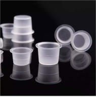 100pcs Copas De Tinta Para Tatuaje Desechables S/M/L En Plástico Transparentes Porta Pigmento Para Maquillaje Permanente Y Microblading Suministro De Tatuaje - details 2