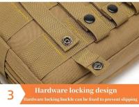 Bolsa De Almacenamiento Táctica MOLLE Portátil Para Exteriores Kit De Primeros Auxilios Grande Multi-funcional Para Caza Camping Senderismo - details 9