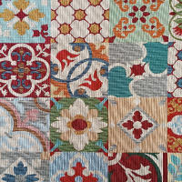 Lafabricadelastelas- Gobelino Jacquard por metros. Tela de patchwork gobelinos .Tapicería, resistente, opaco, de  gran calidad, cojines,  bolsos, cortinas, fundas de sofá. - details 0