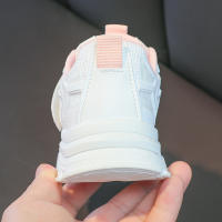 Zapatos Deportivos Para Niñas Primavera/Otoño Moda Casual Transpirables Confortables Para Estudiantes Niños Bebés Talla 0-1Años Material Superior PU Cuero Y Fibra De Red Suela De Goma - details 9