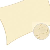 Toldo Vela de Sombra para Patio 3x4, Toldo para Terraza de Jardín Exterior con Cuerda, Impermeable y Protección contra Rayos UV - Rectangular 3x4 M, Beige - details 4