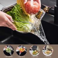 Cesta de drenaje multición, cesta de lavado de frutas y verduras de gran capacidad, Juego de 2 piezas - details 1