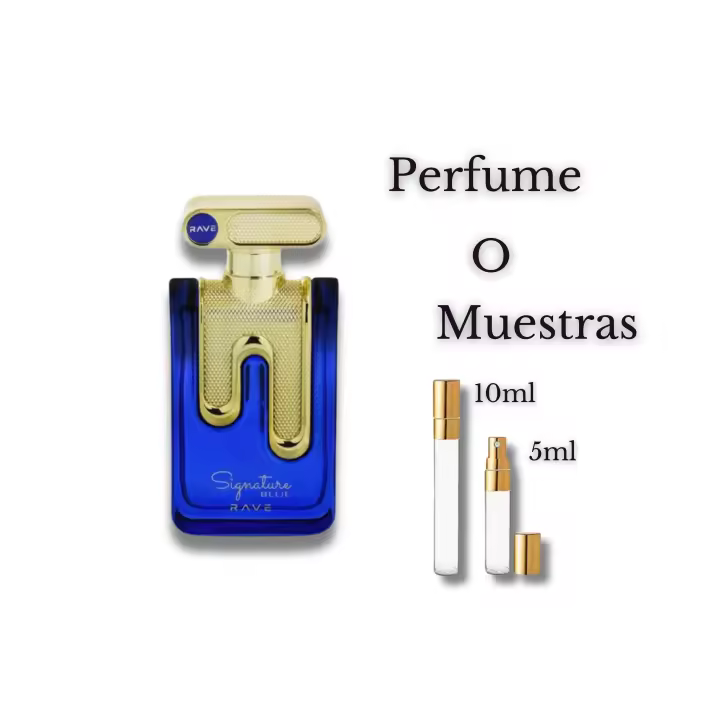 Signature Blue Eau de Parfum para Hombre - Rave. Una fragancia fresca, aromática y amaderada - 1