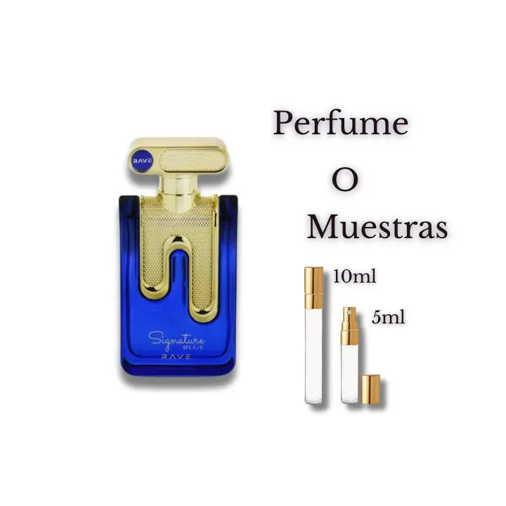 Signature Blue Eau de Parfum para Hombre - Rave. Una fragancia fresca, aromática y amaderada - 1
