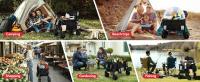 Carro Playa Ruedas Grandes, 150L Carrito Plegable con Ruedas, Carrito Transporte Plegable Todoterreno, Carro Transporte per Jardín y Camping, Carros y Vagonetas para Jardín Muy Resistente - details 4