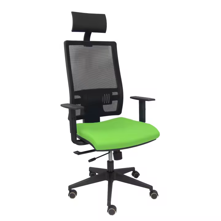 Piqueras Y Crespo Silla de Oficina Ergonómica con Brazos Regulables y Cabecero - 1