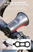 X-TIGER Bocina Eléctrica Para Bicicleta Con Luz Y Silbato Integrados Vida Útil De 6 Horas Adecuada Para Carretera Y Bicicletas De Montaña - details 5