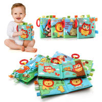 Libro De Tela Suave Con Sonido De Animal Para Bebés De 0 a 36 Meses Juguetes Educativos Tempranos Con Dibujos Animados Regalos Para Niños - details 4