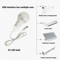 Lámpara LED Portátil 3/5/7W 5V Para Lectura Y Camping Luces De Emergencia Para Tienda De Camping Iluminación Exterior - details 2