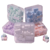 50Pcs Herramientas De Arte De Uñas Con Esponja Para Gradiente De Esmalte De Gel Linterna De Polvo De Brillo Y Pincel De Puntos Accesorios De Manicura - details 5