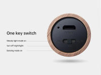 Lámpara Creativa Inteligente Con Sensor De Movimiento PIR Luz LED Recargable Magnética Nocturna Para Madera Armario De Cocina Luz De Cabina - details 18