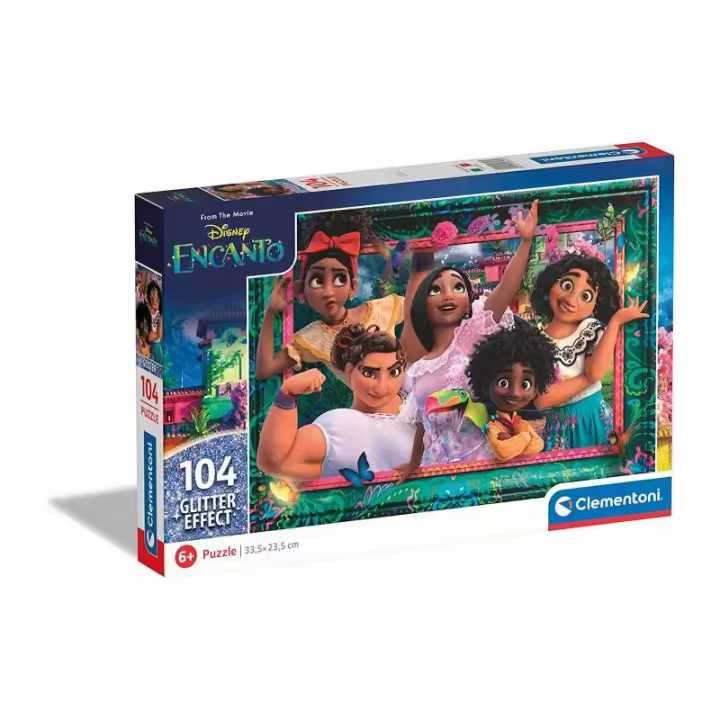 ENCANTO PUZZLE INFANTIL 104 PIEZAS BRILLANTINA DE CLEMENTONI - 1