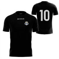 Pack 5 camisetas GIVOVA Capo Personalizada con escudo y dorsal, para equipos de fútbol, fútbol sala, deportes, 100% poliéster, tejido interlock, camisetas de hombre, camisetas de mujer, camisetas de niños. - details 2