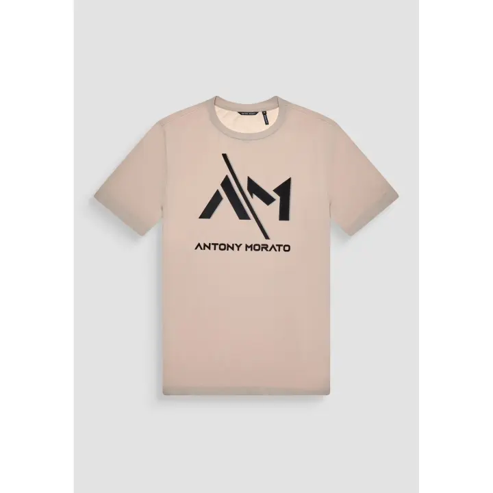 Camiseta Manga Corta Antony Morato con Logo Estampado - Ajuste Regular Fit - 1