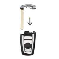 Ociodual Carcasa Llave de Mando 4 Botones Compatible con BMW CAS4 F 3 5 7 Series E90 E92 E93 X5 F10 F20 F30 F40, Funda Rígida Shell Case Cover - details 4
