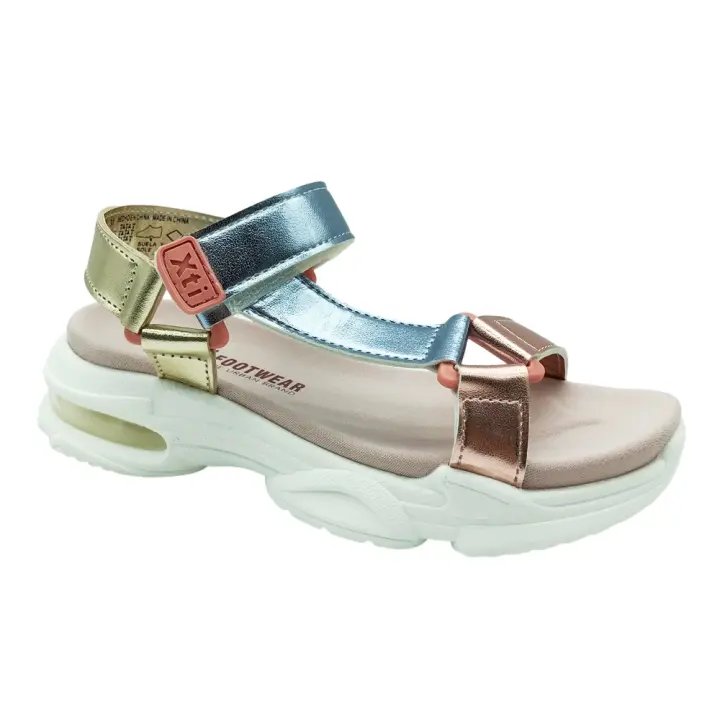 Xti - Sandalias Aventura Mujer - Material Metalizado - Ajuste Seguro - Verano con Estilo - 1