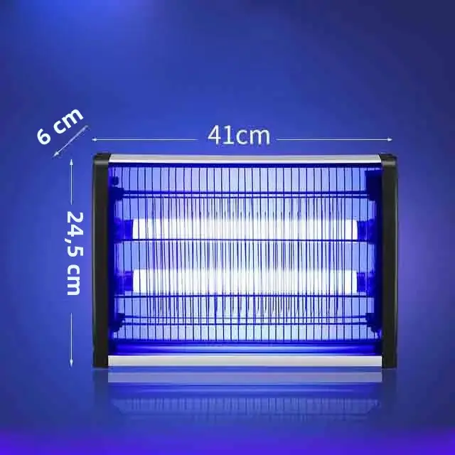 Lampara Eléctrica Repelente De Plagas 20W Asesino De Insectos UVA Atrayente Para La Eliminación De Mosquitos Y Otros Insectos 110V/220V - 1