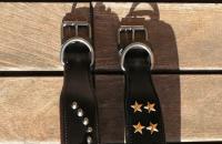 Collar de Cuero Genuino para Perros – Estilo Punk con Tachuelas – Talla XL, 5cm Ancho. Marca IULIUS - details 1