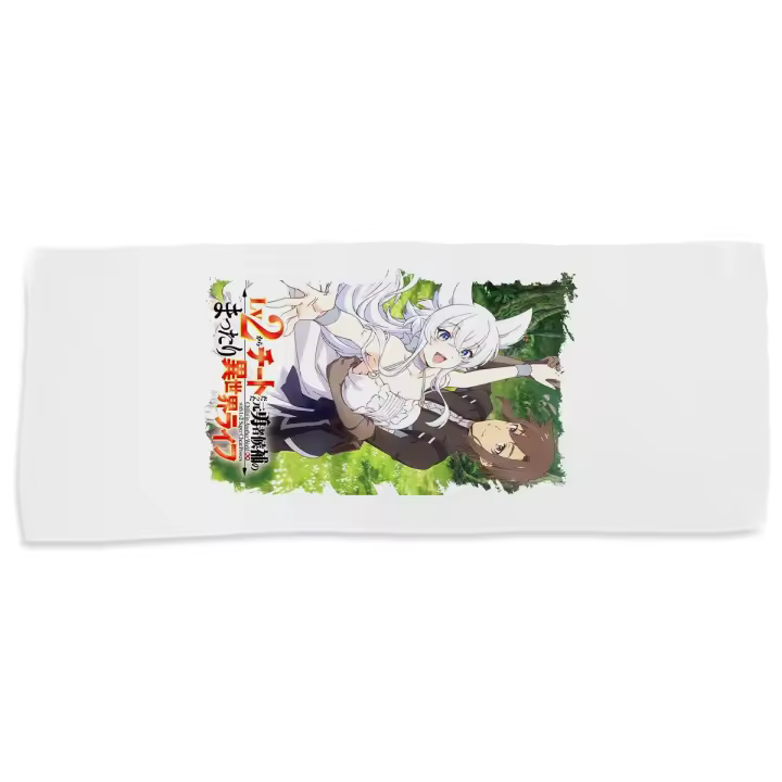 MERCHANDMANIA TOALLA MEDIANA GIMNASIO ABSORBENTE Lv2 kara Cheat datta Motoyuusha Kouho suave con bolsita - 1