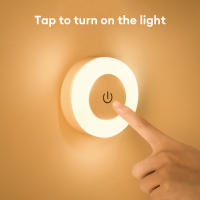 Lámpara Nocturna LED De Ahorro De Energía Con Sensor Táctil Recargable Por USB Y Magnético Para Pared Luz De Aisle Para Dormitorio Y Estudio - details 2