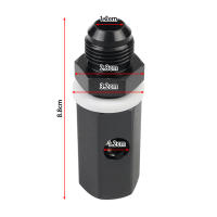 Válvula De Desbordamiento De Combustible Con Adaptador De Tubo Freno De Aluminio Anodizado Para Tanque De Combustible 6AN 8AN 10AN Macho Flare - details 3