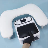 Nueva Diseño De Reposabrazos Para Uñas De PU Suave Con Inclinación De 15 Grados Para Dos Manos Herramienta De Arte De Uñas De Salón De Belleza - details 8